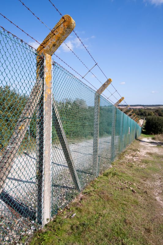 Barbed Wire Fencing detail